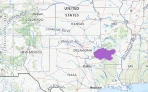 Ouachita Dusky Salamander map range