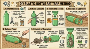 How to build a simple bottle rat trap
